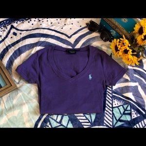 Purple Ralph Lauren Shirt! Like BRAND NEW!